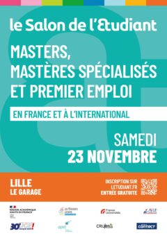 Le Salon masters, mastères spécialisés et premier emploi, en France et à l’international, à Lille 15