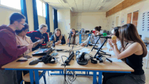 Enregistrement du podcast lycéen : Sex'plication.