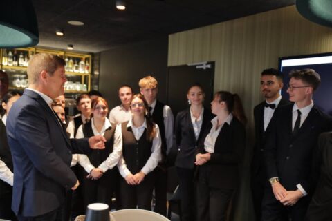 Le vice-président, Laurent Rigaud en immersion dans les lycées pour la rentrée scolaire 12