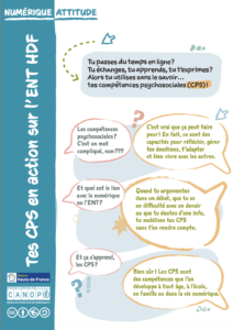 Fiche « Numérique Attitude » : les compétences psychosociales (CPS) 1