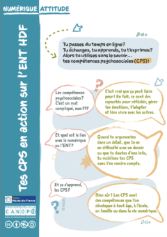 Fiche « Numérique attitude » : les compétences psychosociales (CPS) 17