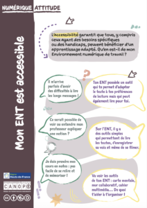 Fiche « Numérique attitude » : mon ENT est accessible 1