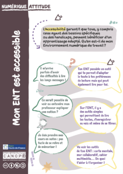 Fiche « Numérique attitude » : mon ENT est accessible 15