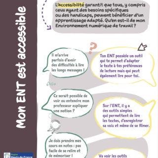 Fiche « Numérique attitude » : mon ENT est accessible 14 Fiche « Numérique attitude » : mon ENT est accessible 10