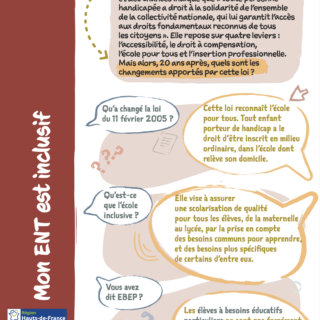 Fiche « Numérique attitude » : mon ENT est inclusif 12 Fiche « Numérique attitude » : mon ENT est inclusif 8